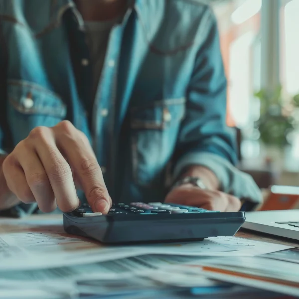  Image illustrating steps to calculate your tax bill using a loan simulator tool for accurate financial planning.